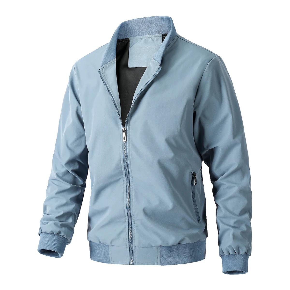 Veste bombardier pour hommes, mode printemps-automne, affaires, Streetwear décontracté, coupe-vent S