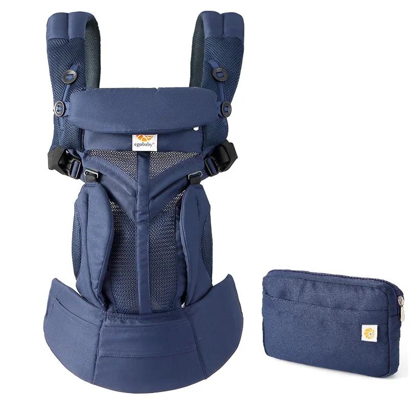 Egobaby-Sac à dos ergonomique respirant en coton Omni Baby Electrolux, support initié, ceinture à la
