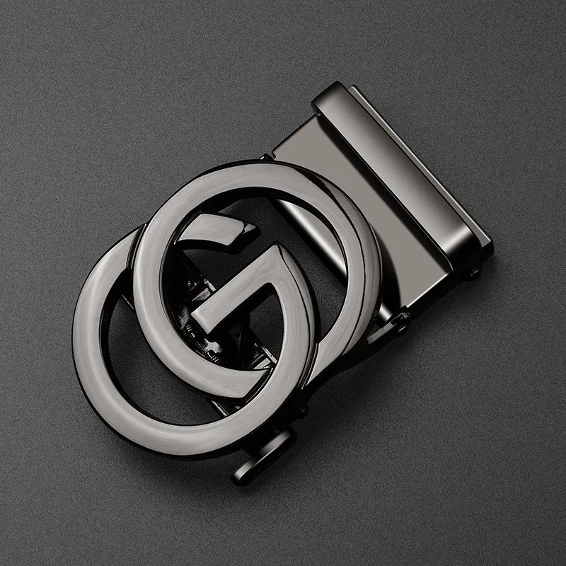 2025 nouveau 3.5cm or Chrome boucle automatique concepteur boucle de ceinture mode hommes d'affaires