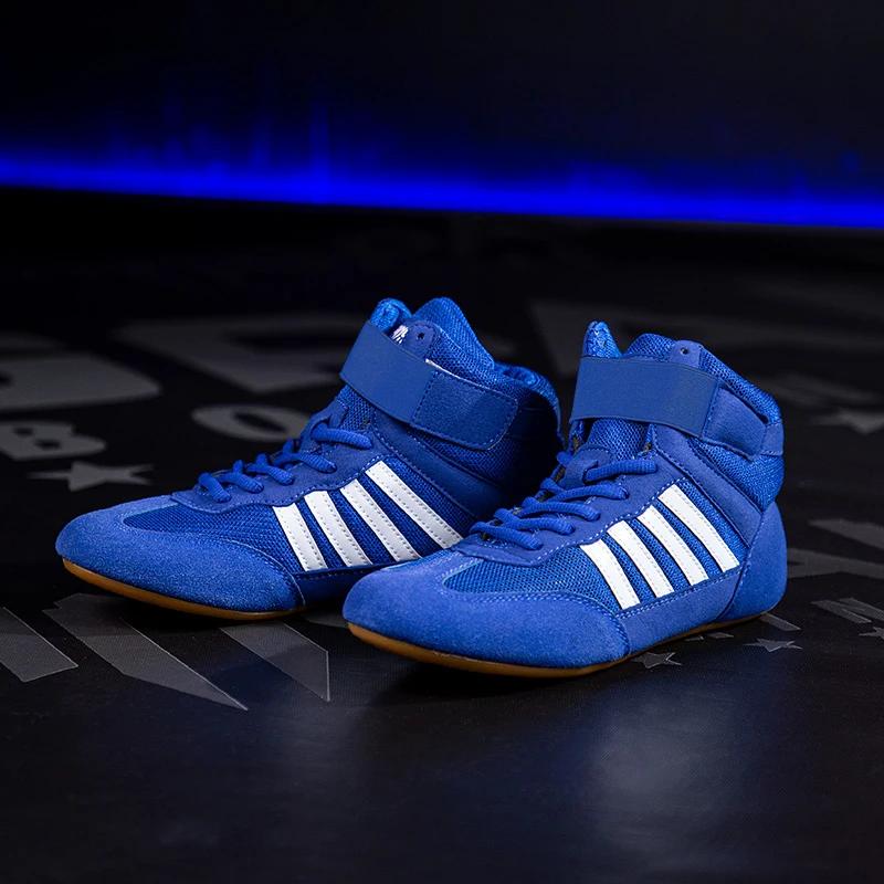 Chaussures boxe lutte Gingpai hommes femmes - Maille respirante qualité fitness entraînement