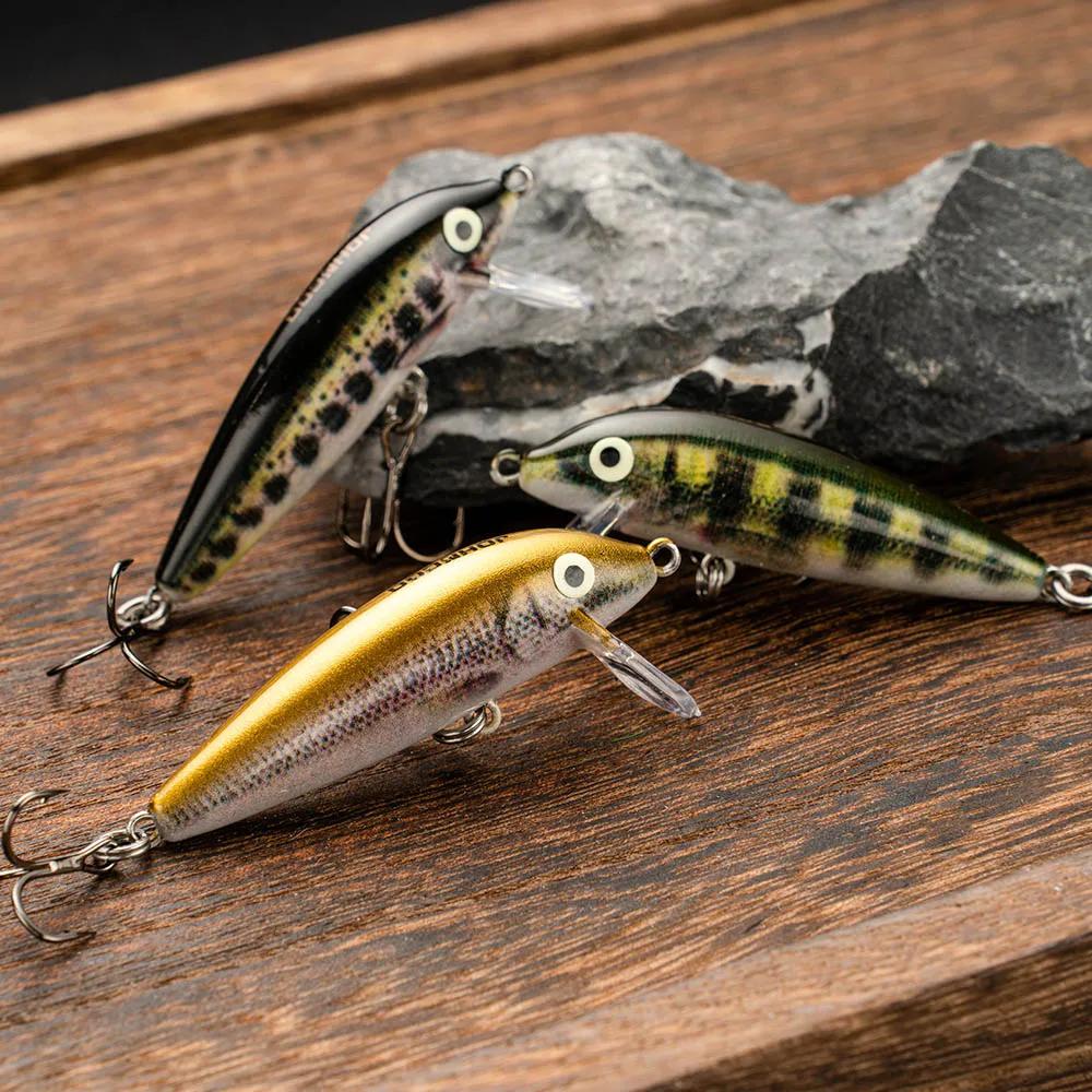 JOHNCOO 5 cm 5g coulant vairon Wobblers leurres de pêche truite leurre et appât dur Jerkbait pour pe