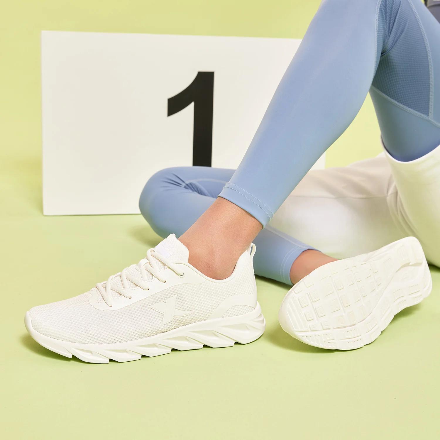 Xtep-Chaussures de course légères et respirantes pour homme, baskets de sport, de jogging, anti-baum