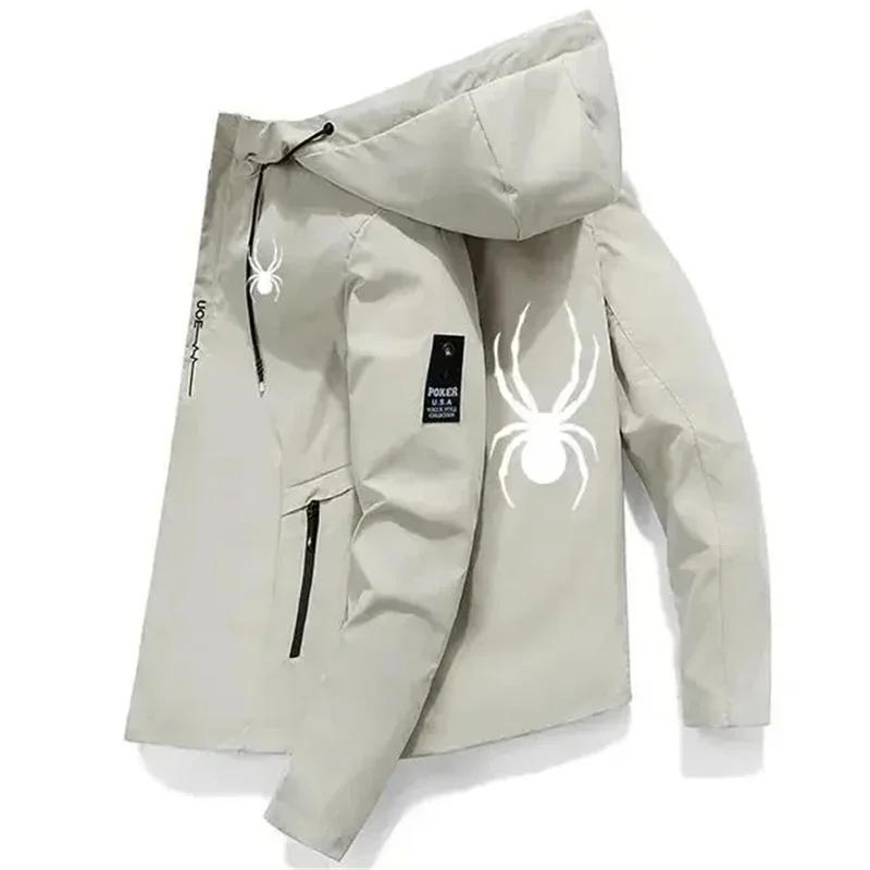 Veste de sport coupe-vent à capuche pour homme 2026 – Manteau d'entraînement extérieur de haute qual