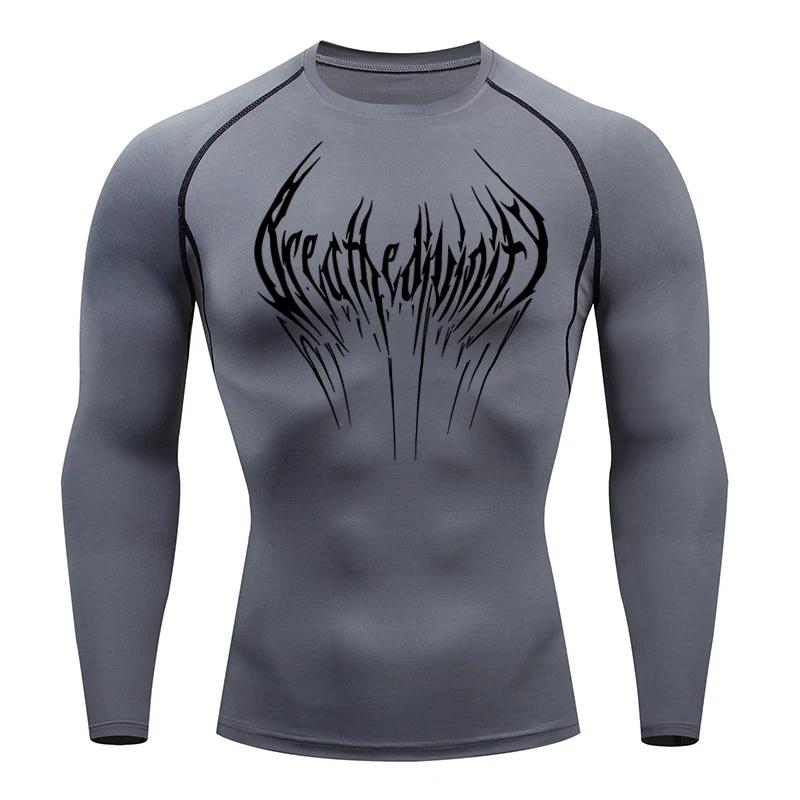 Nouvelle chemise de Compression pour hommes Fitness Gym Rashgard sport course T-shirt haut imperméab