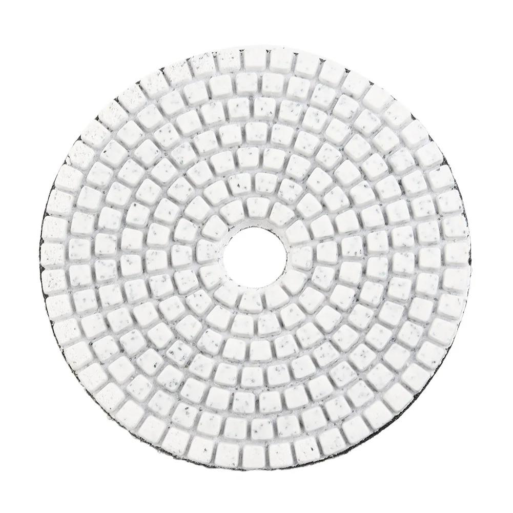 Tampon de polissage diamant 4 ", grain 30-10000, granit humide/sec, béton, marbre, verre, pierre de