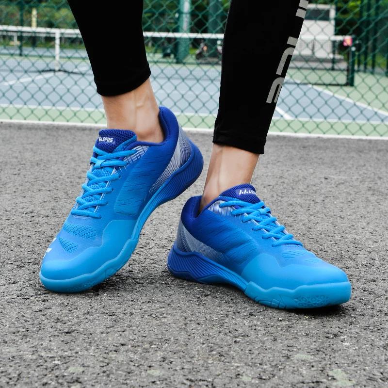 Chaussures de badminton pour hommes, baskets respirantes d'intérieur, chaussures de volley-ball d'ex