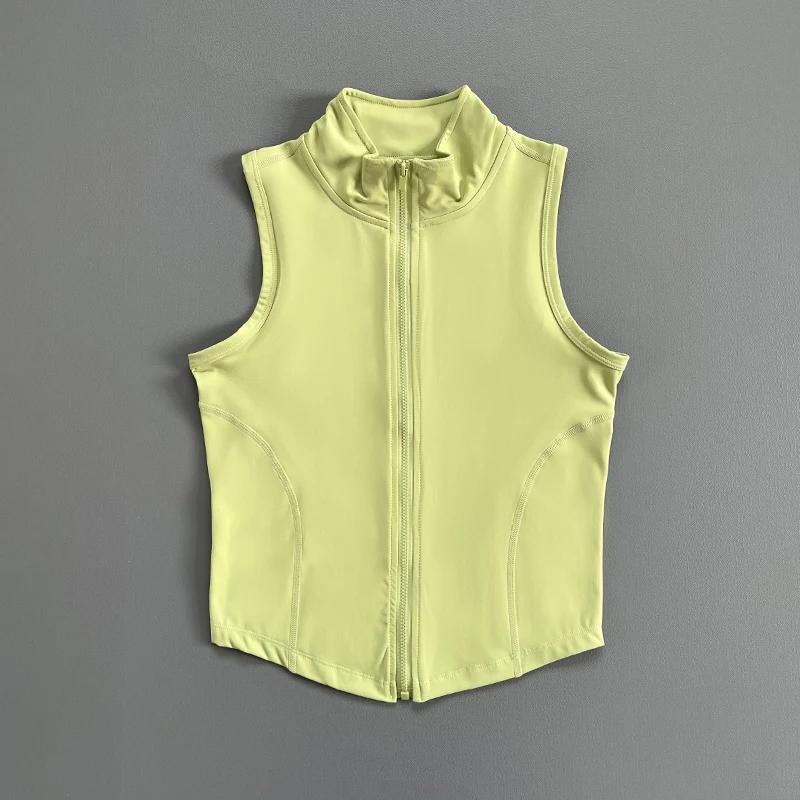 Gilet de sport sans manches, gilet à séchage rapide, haut court de sport pour femmes, gilet d'exerci