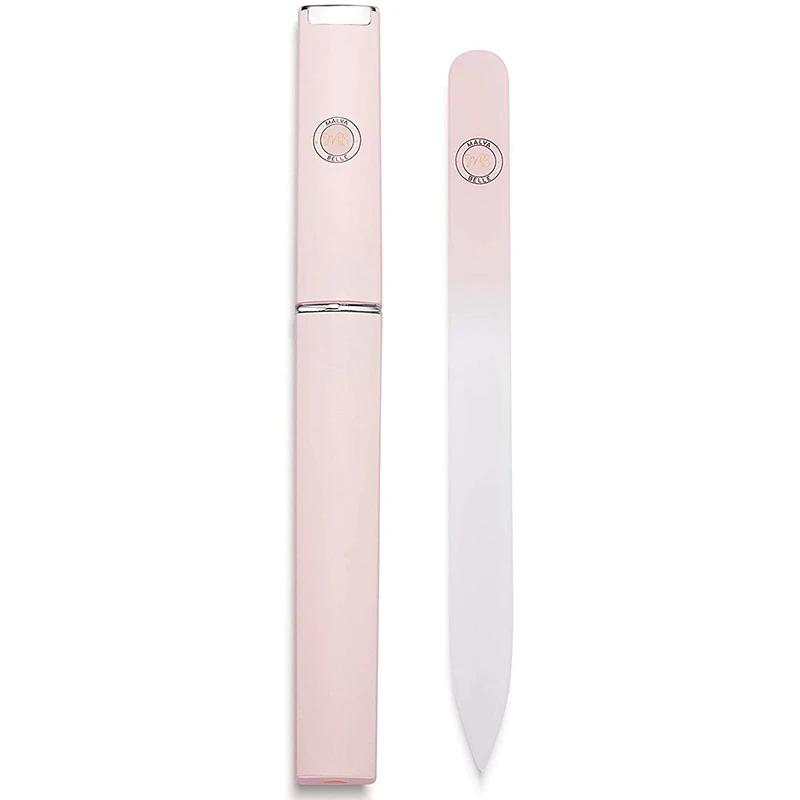 Meilleure lime à ongles en verre cristal longue durée Double face verre trempé Salon professionnel m