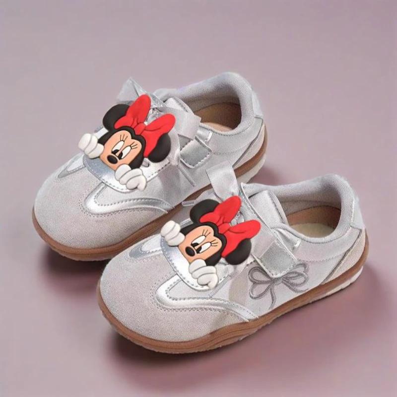 Nouveau Style filles chaussures décontractées mignon Minnie anti-dérapant enfants respirant chaussur