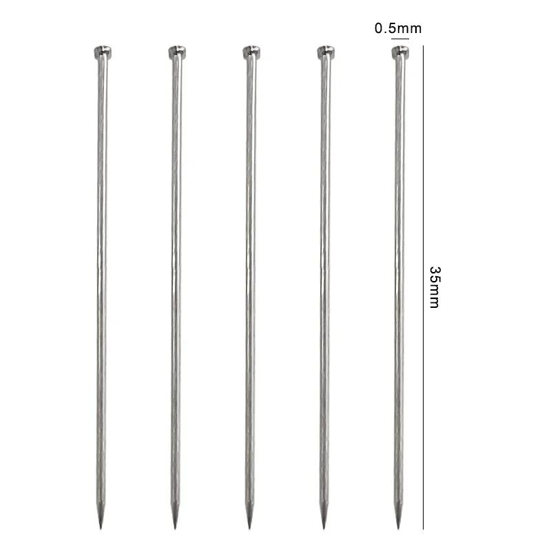 Épingles à coudre en acier inoxydable, 300 pièces/35mm, épingles de Suture droites pour couturière,