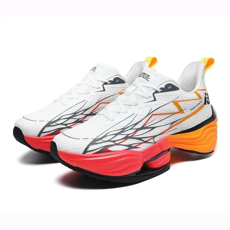 Hommes chaussures de course en plein air Couple Jogging respirant amorti chaussures de luxe antidéra