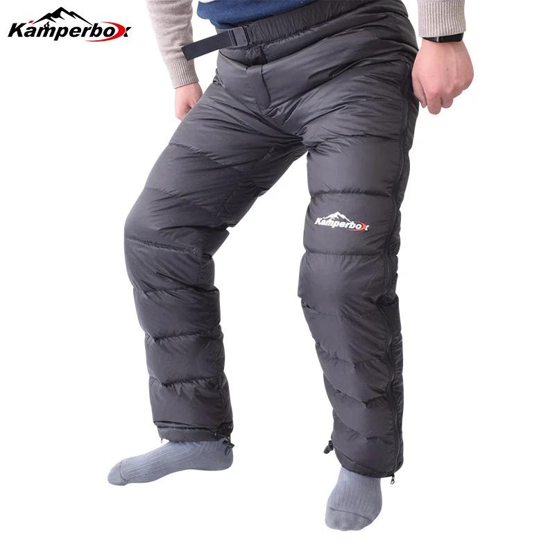 Kamperbox randonnée hommes pantalons hiver vers le bas pantalon hommes hiver vers le bas pantalon ra