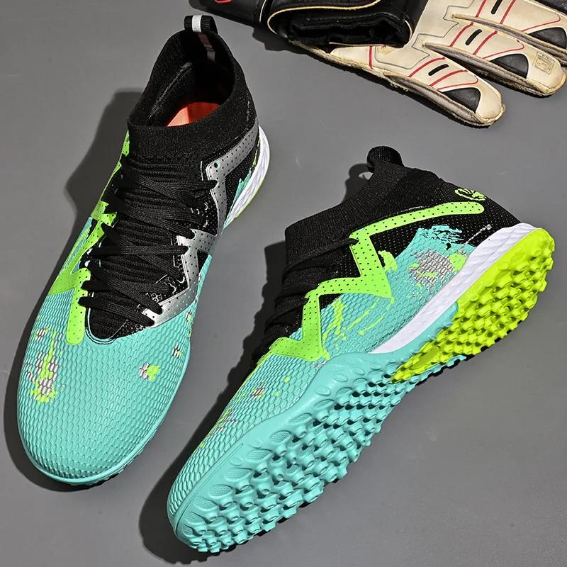 Nouvelles chaussures de football TF pour hommes, chaussures de football professionnelles confortable