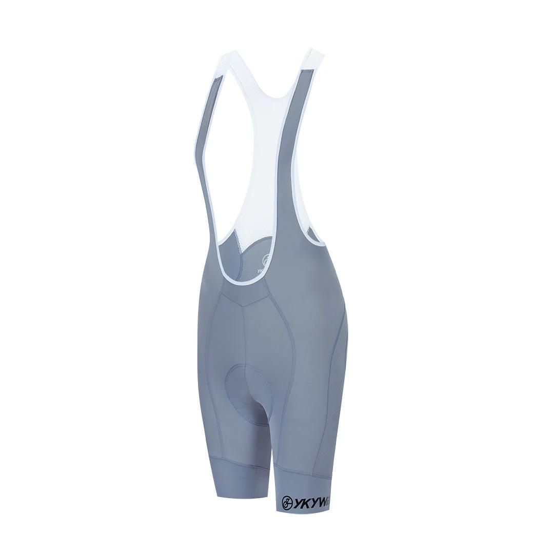 YKYWBIKE Cuissard à Bretelles de Cyclisme pour Femme Pantalon de Vélo Noir avec Collants Rembourrés