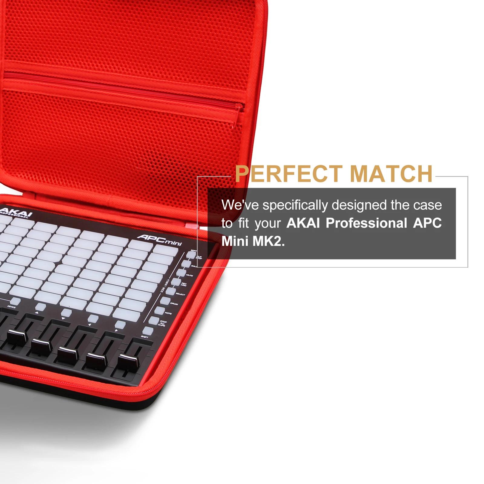 LTGEM EVA étui rigide pour AKAI professionnel APC Mini MK2 contrôleur de coussin MIDI sac de rangeme