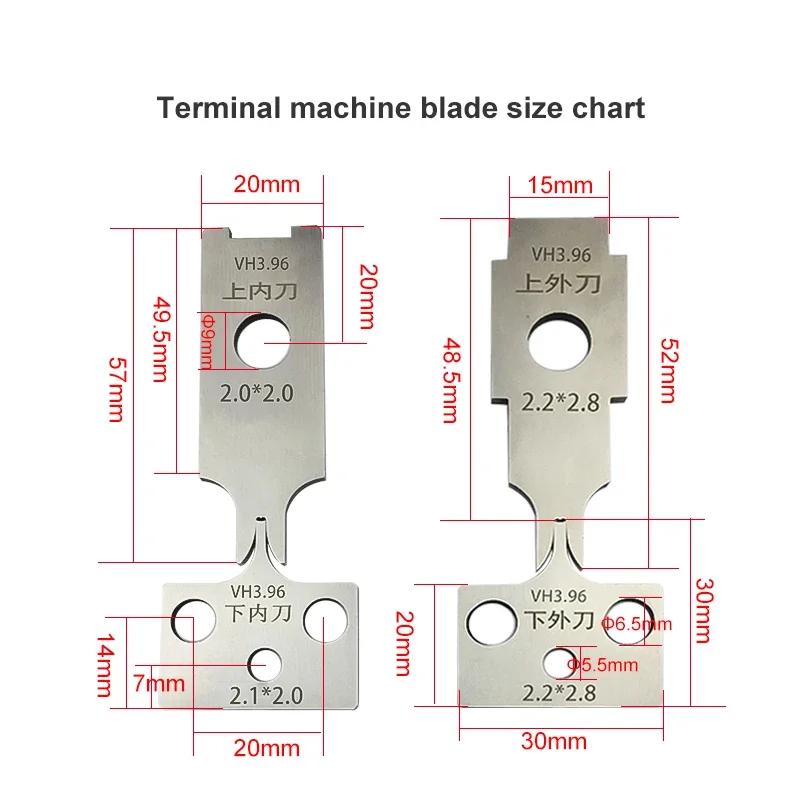 Lames de sertissage pour terminaux BORX OTP, Lame en acier pour applicateur de bornes, pour machine
