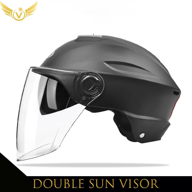 Casque de Scooter électrique été V Chopper casques de Moto cascade de sécurité Soman Articles urbain