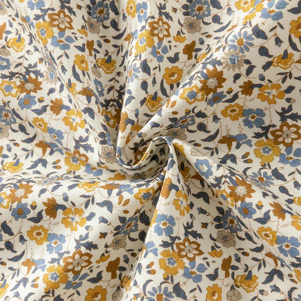 Dave Bella filles florale automne printemps robe mignonne enfants à manches longues robe de princess