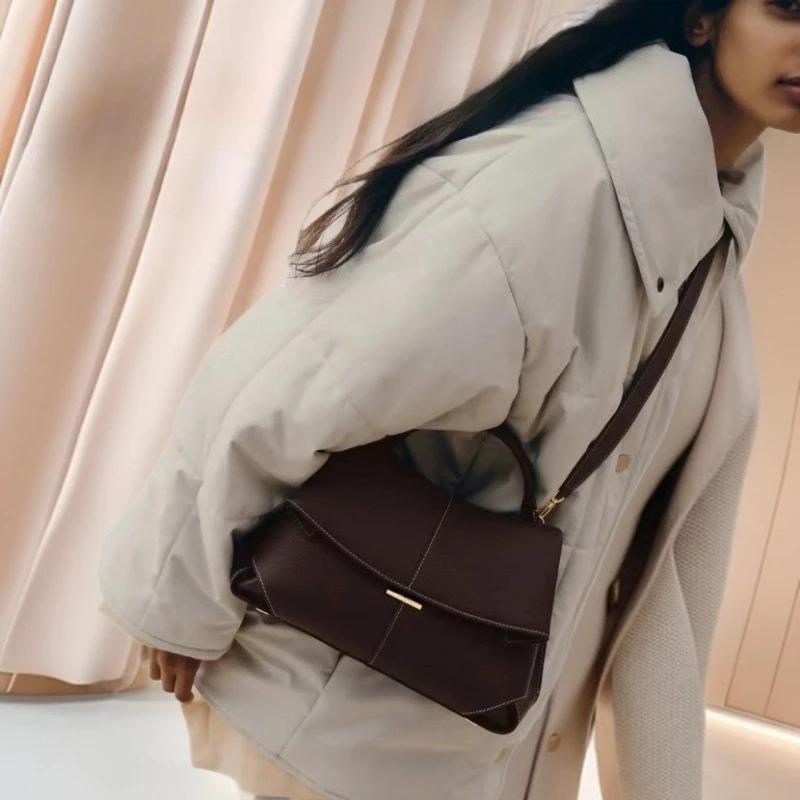 Sac Smile, sac pour femme de niche française, sac à main plissé haut de gamme, sac bandoulière, sac