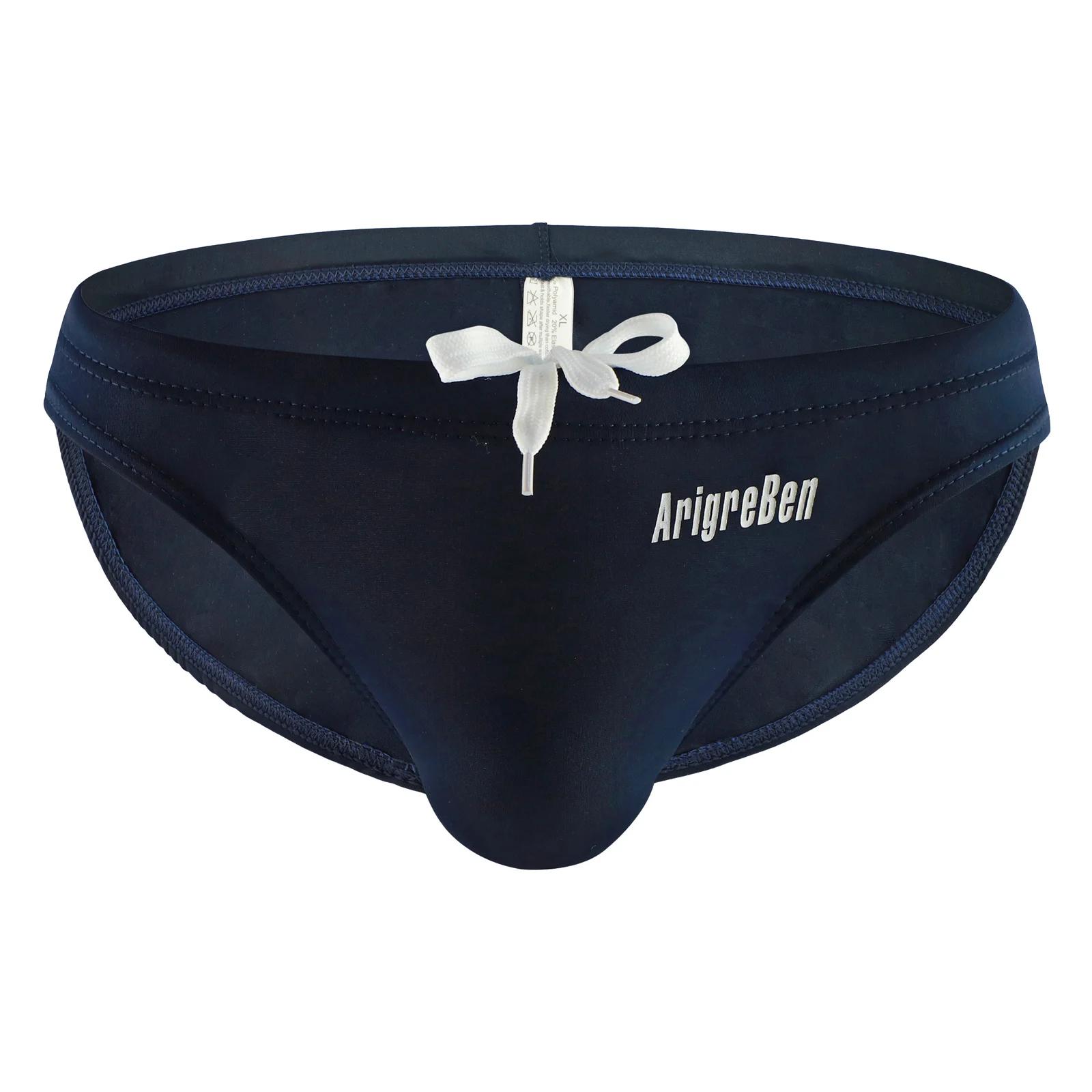 Maillot de bain sexy pour hommes, slip de bain, culotte de plage, bikini imbibé de poudre de maille,