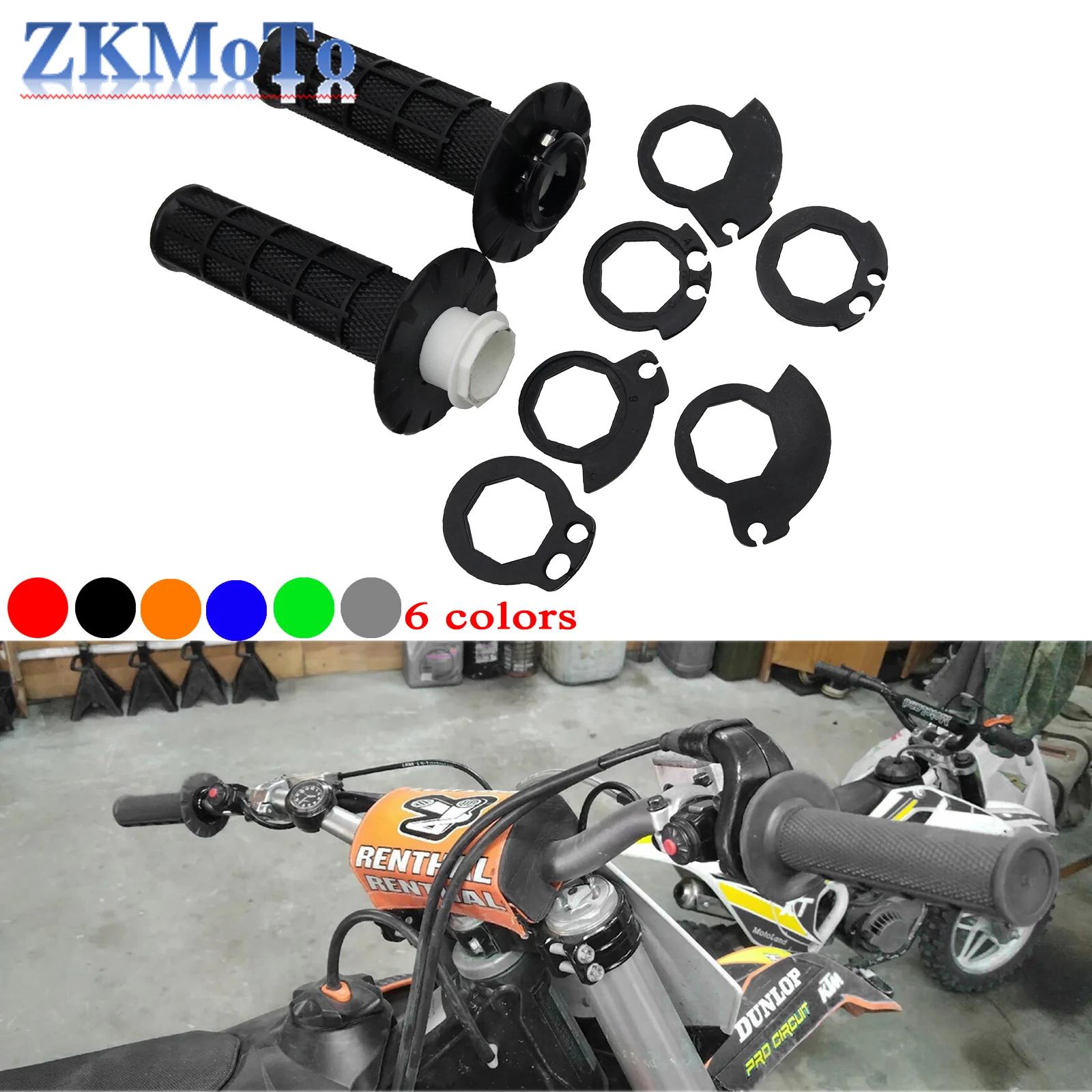 Poignées universelles 7/8'' 22mm pour moto tout-terrain, motocross, moto, guidon en caoutchouc pour