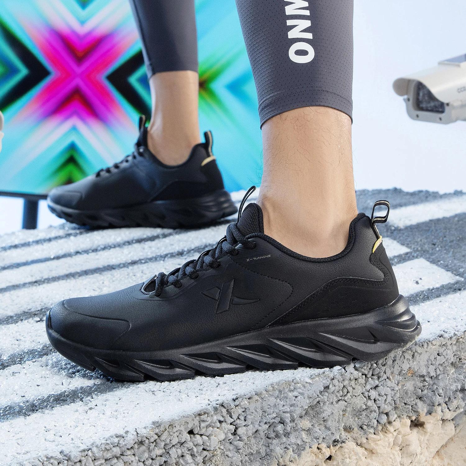Xtep-Chaussures de course décontractées pour hommes, baskets de rue, chaussures de sport, coussin de