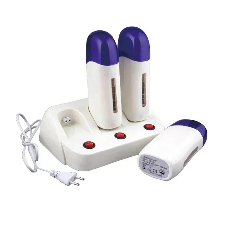 Rouleau dépilatoire 3 en 1, chauffe-cire, cartouche de cire rechargeable, Machine à fondre la cire,