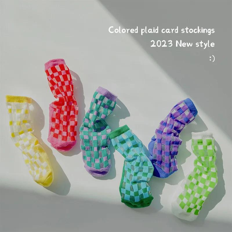 3 paires de chaussettes d'été en maille fine pour enfants, chaussettes mi-mollet, chaussettes pour e