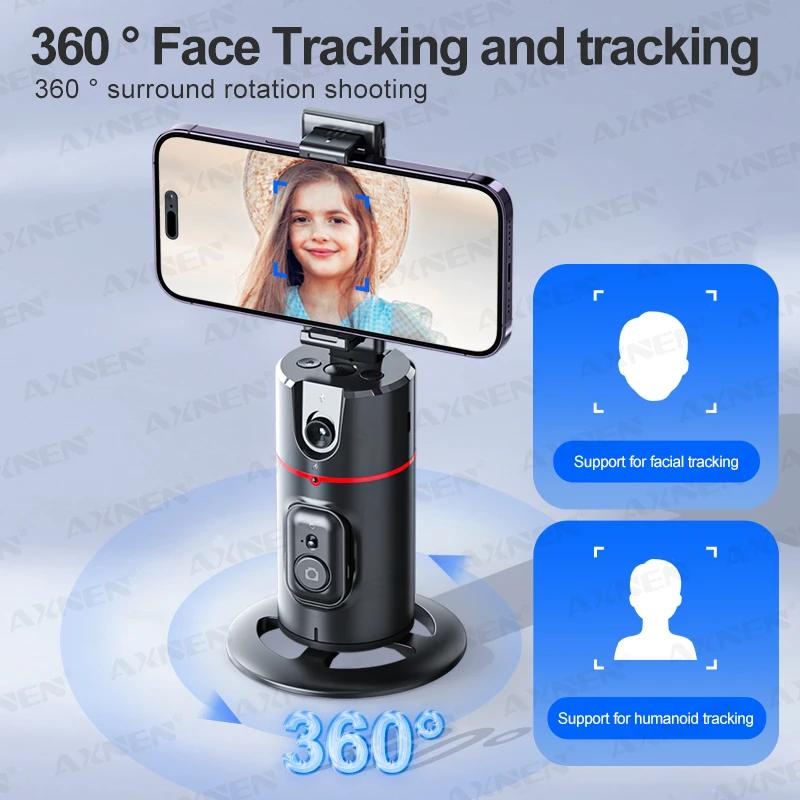 Stabilisateur de cardan de Rotation P02, cardan de suivi du visage de bureau pour Selfie de suivi po