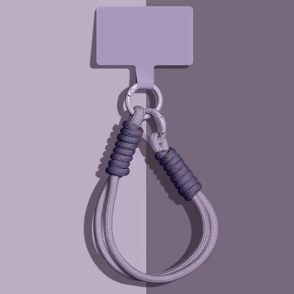 Breloques de téléphone portable tissées à la main, étui universel, lanière de poignet, Sports de ple