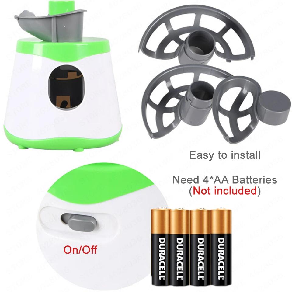 4 * AA batterie Mini Tennis de Table Robot Service Machine de lancement formateur adulte enfant Spor