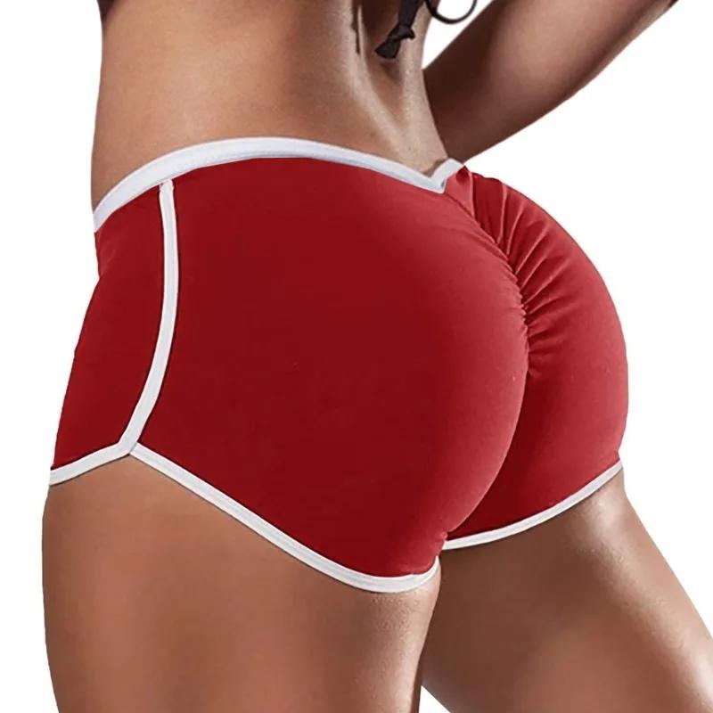 Short sport femme surdimensionné taille basse - Coupe sexy pour course et fitness