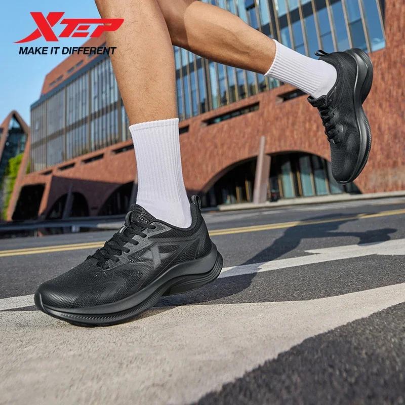 XTEP chaussures de course hommes 2025 été maille respirant confortable résistant à l'usure chaussure