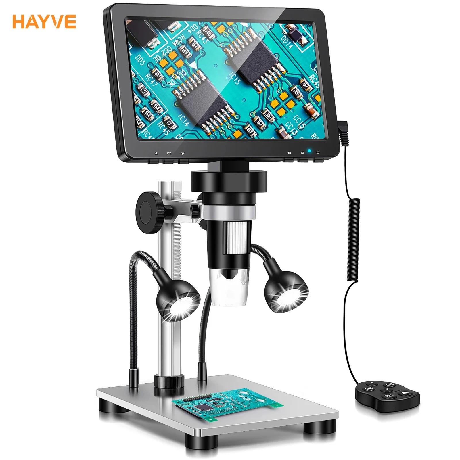 Hayve 7 ''Microscope numérique 1200X Zoom 12MP HD Microscopes électroniques caméra loupe pour souder