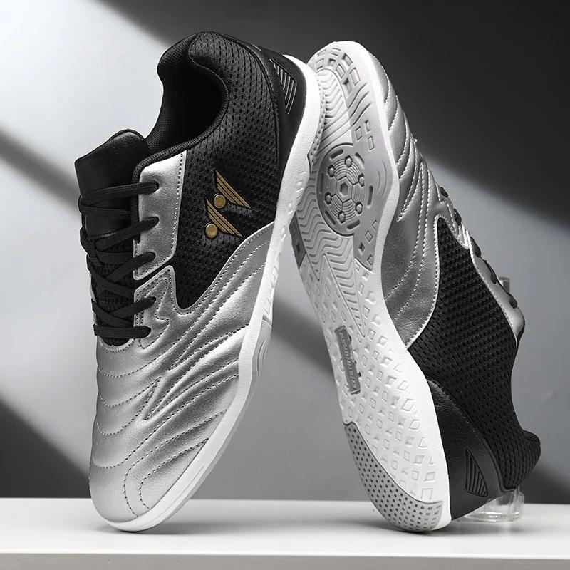 Chaussures de Football pour hommes, baskets de Futsal montantes, antidérapantes, de haute qualité, a