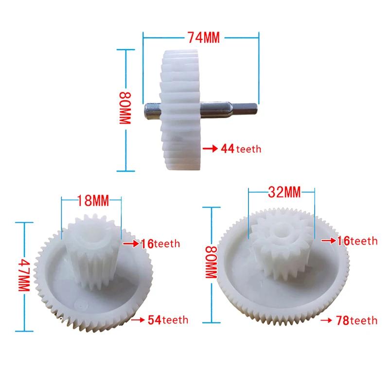 Engrenages en plastique pour hachoir à viande, compatibles avec vitek, pièces de rechange, 3 pièces/