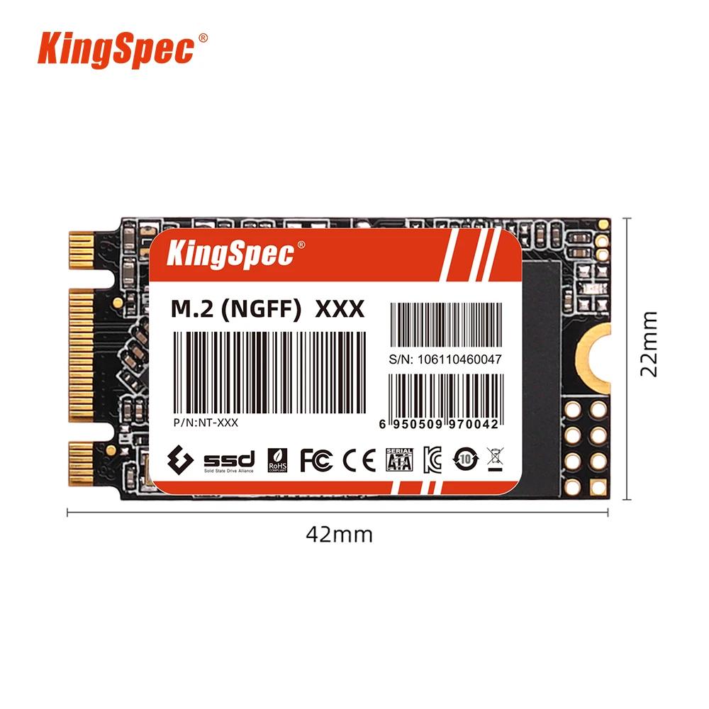 KingSpec M.2 NGFF SSD SATA3 1 to 512 go 256 go 128 go M.2 2242 NGFF SSD disques SSD internes disque