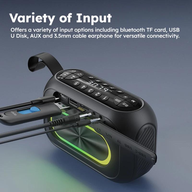 Monster M6 haut-parleur Bluetooth extérieur double haut-parleur puissant Portable Bluetooth boîte de