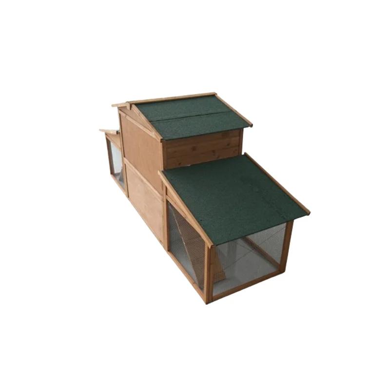 Mn-Toit isolé en bois étanche pour petits lapins de taille moyenne, assemblage facile, livres durabl
