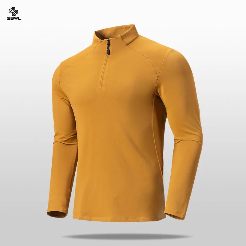 SBWL-T-shirt à manches longues pour hommes, cyclisme, randonnée, sports de plein air, vêtements de s