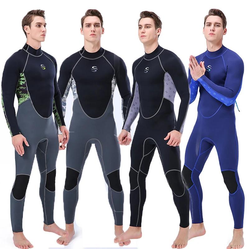 Combinaison de plongée en néoprène pour hommes et femmes, 2mm, fermeture à glissière arrière, plongé