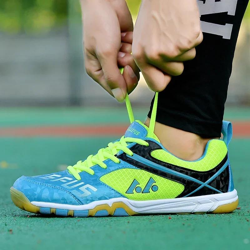 Chaussures de Tennis de Table professionnelles pour hommes, chaussures de Badminton, de compétition,