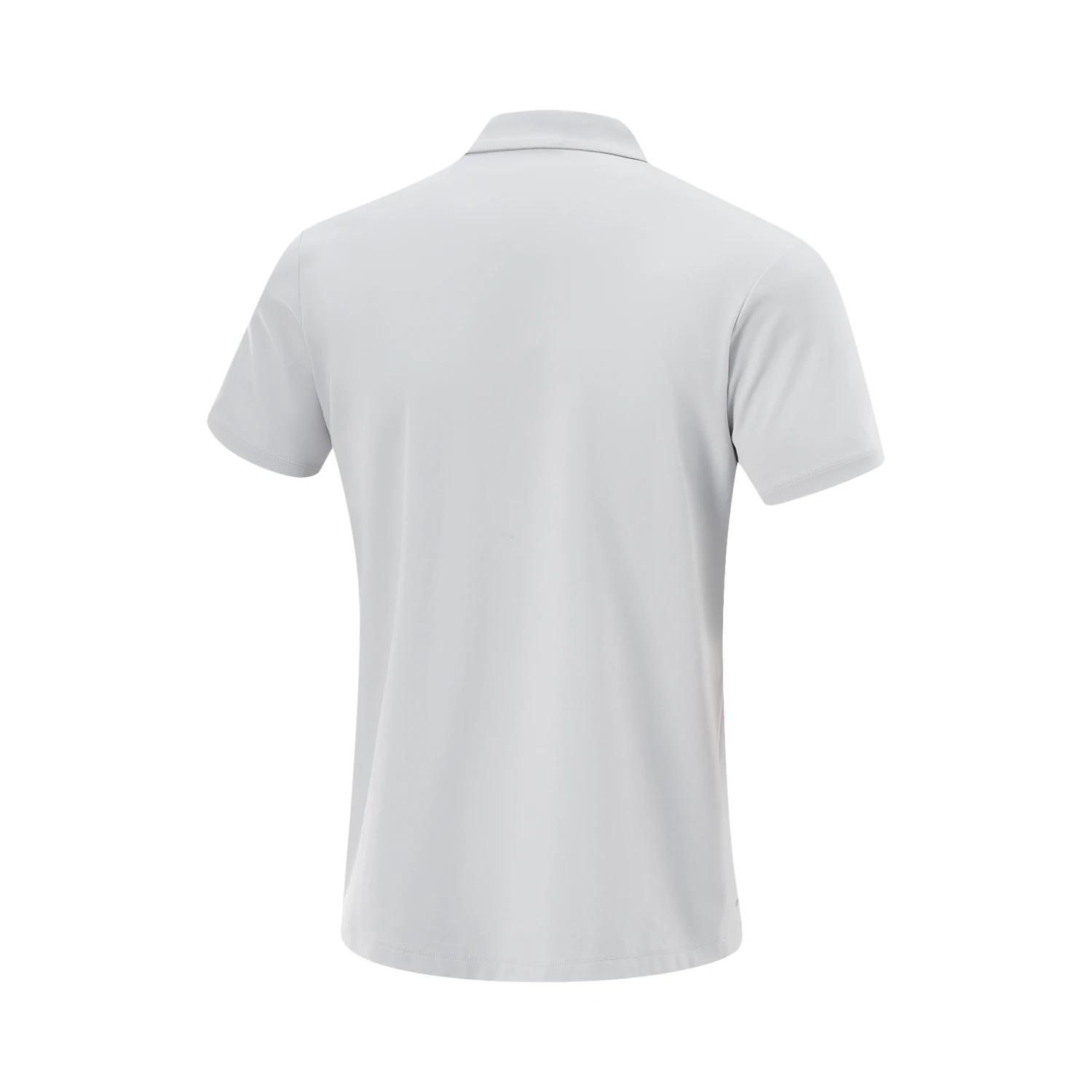 Li-ning T-shirt Polo d'entraînement pour hommes AT DRY FREEZE coupe régulière doublure respirante co