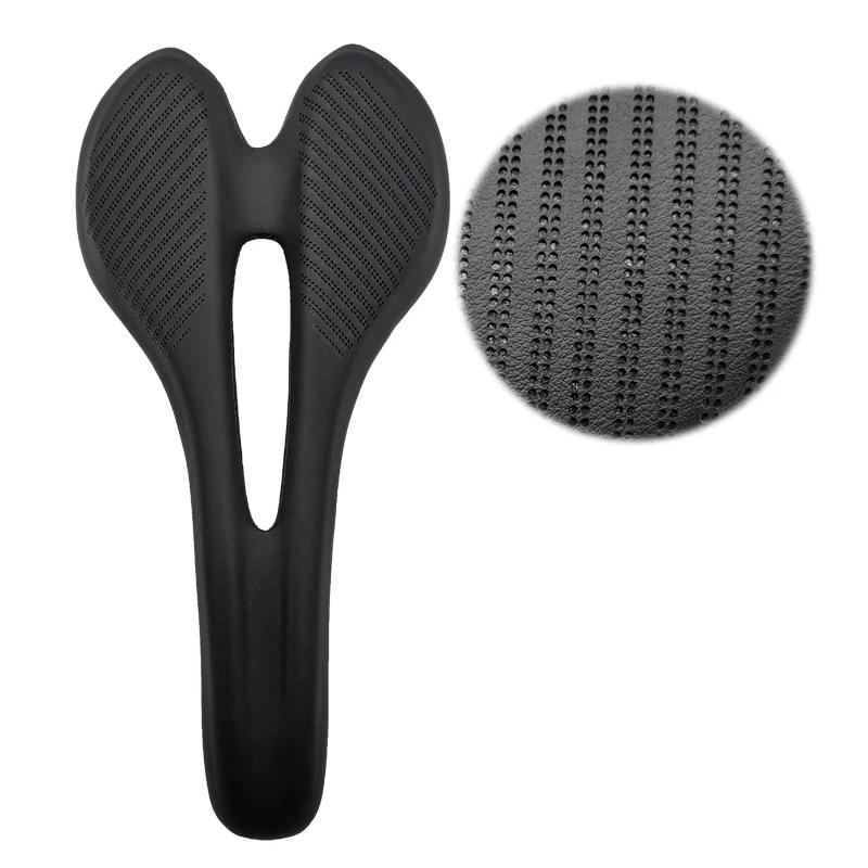 Selle de vélo en fibre de carbone de haute qualité, siège de vélo VTT, coussin de route, 115g, 270x1