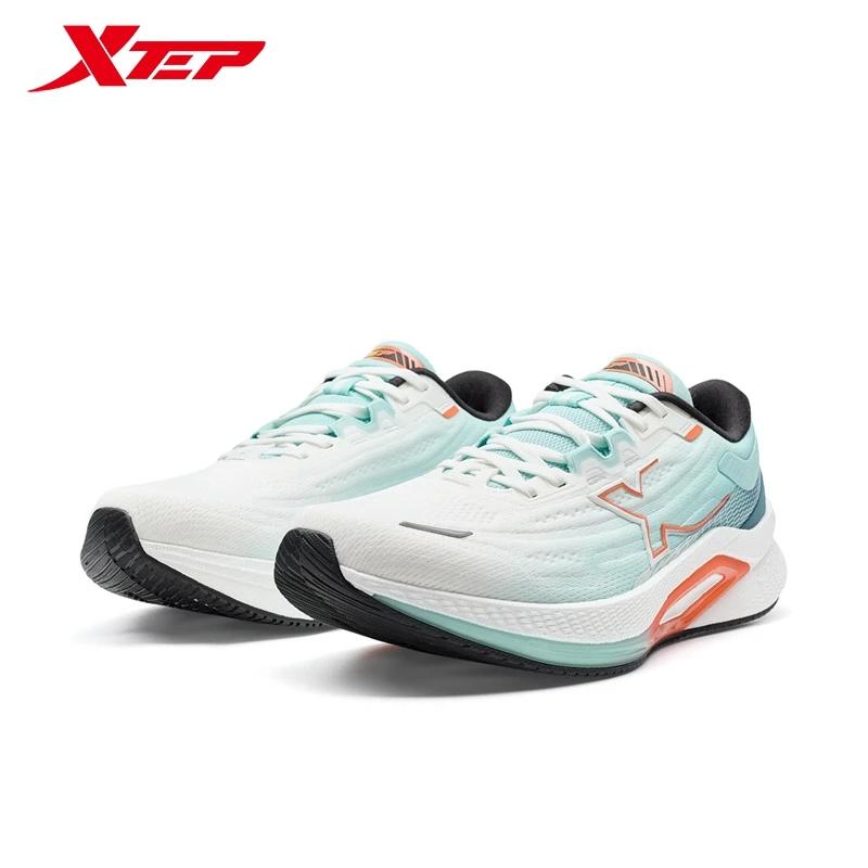 Xtep Tancheng-Chaussures de course professionnelles pour hommes, baskets en maille respirante, absor