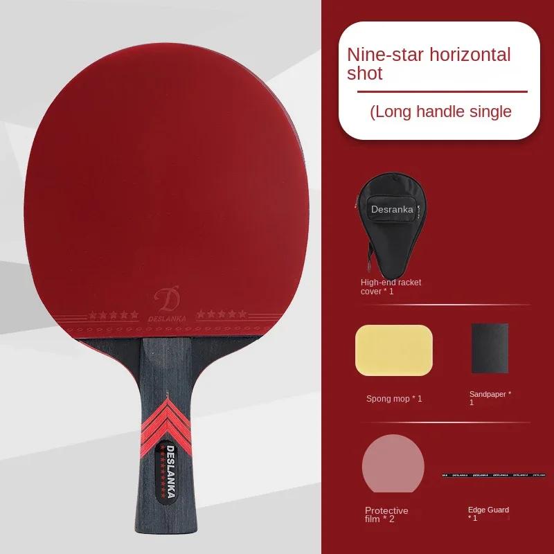 Raquette de Tennis de Table professionnelle simple, 7 étoiles, 9 étoiles, compétition en carbone, ha