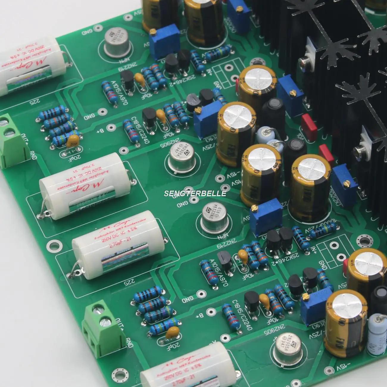 Kit de carte de préamplificateur stéréo de classe A, mise à niveau HiFi, sceau doré, base de carte d