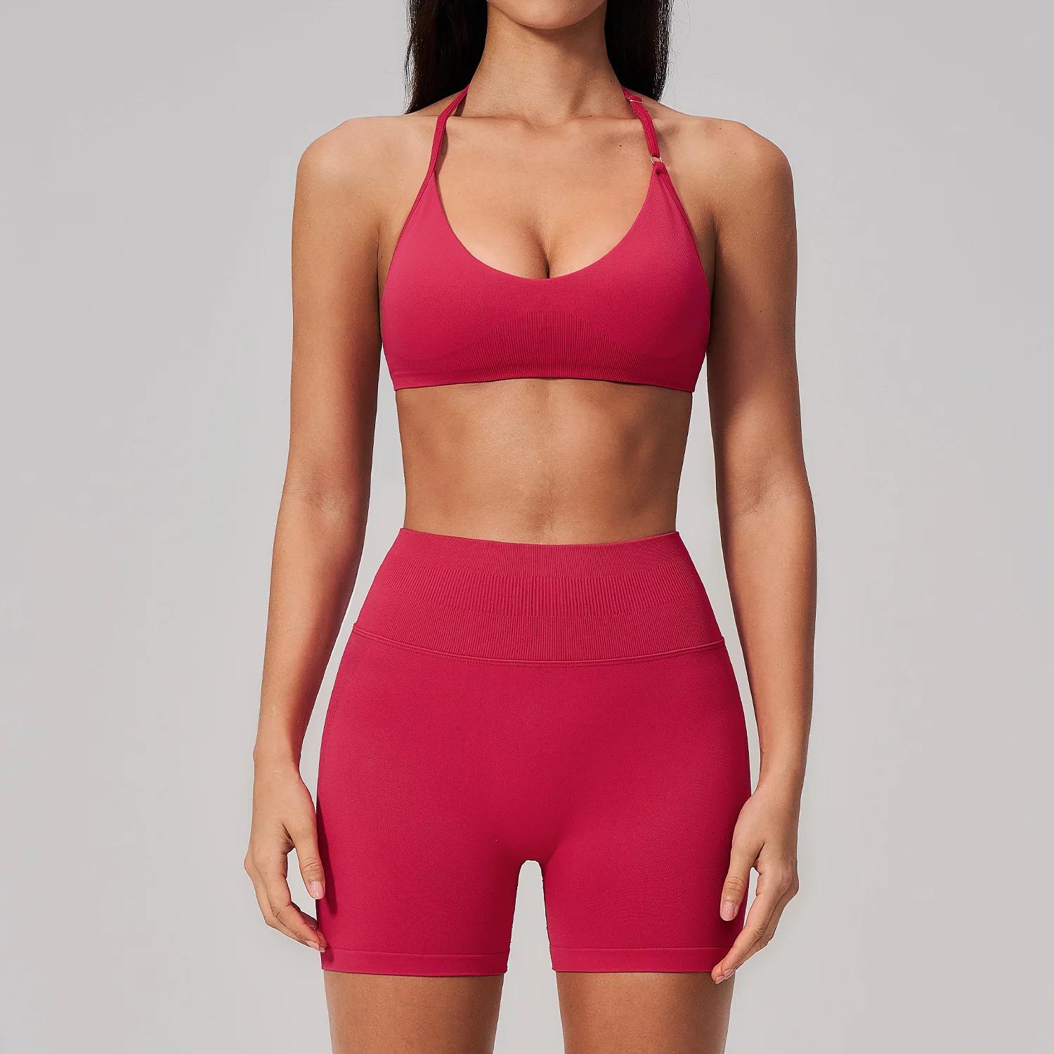 Ensemble de survêtement pour femme, tenue de sport et de yoga moulante, effet fessier galbé, séchage