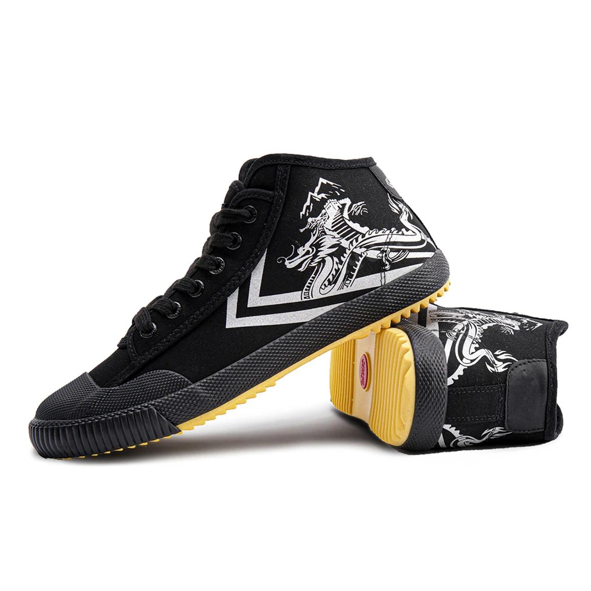 Dafu chaussures mi-haut Parkour nouvelles chaussures noires baskets de botte originales chaussures D