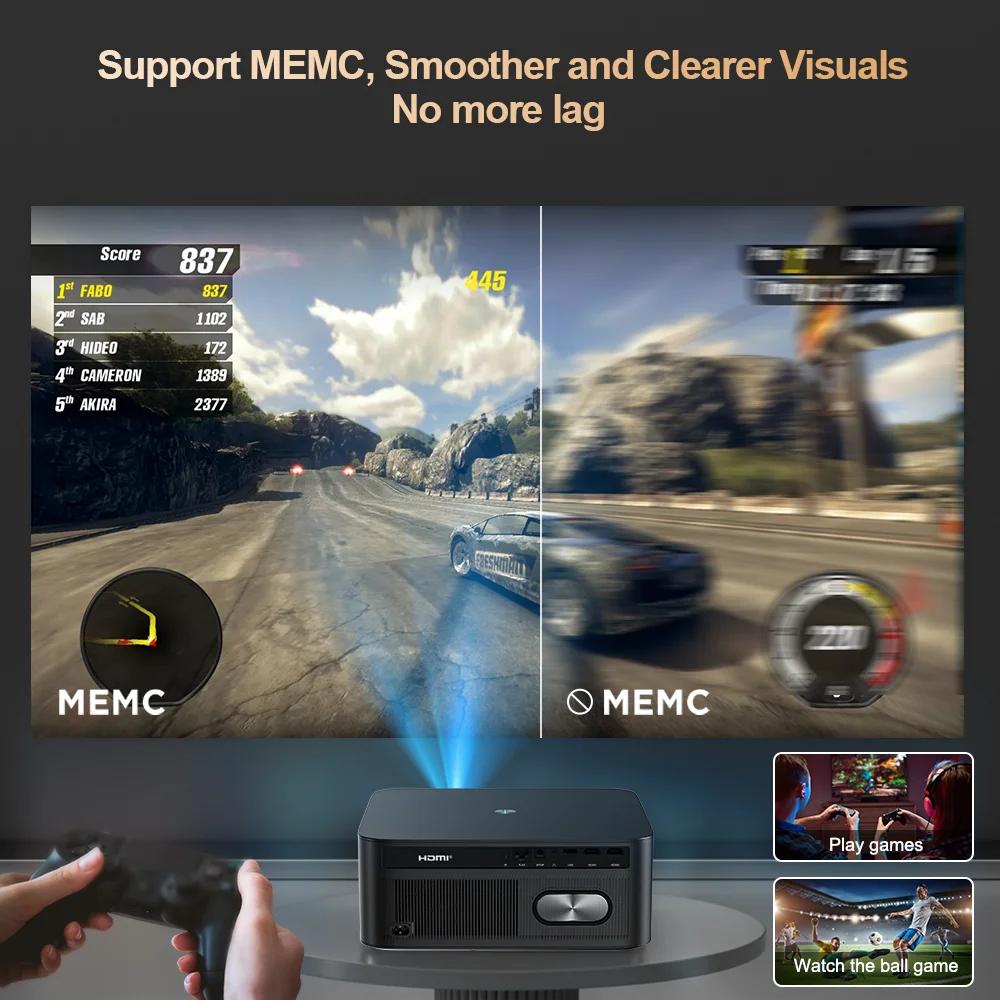 ThundeaL TD98Pro 1080P projecteur Full HD 4K Android WiFi Projetor mise au point automatique TD98 Pr